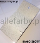 Farba Proszkowa Poliestrowo-Epoksydowa Kolor Biało-Złoty Gruba Struktura Półpołysk EP/T2/U/1010/8-189 Minimum 1 kg