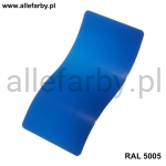 RAL 5005 Farba Proszkowa Epoksydowo - Poliestrowa Kolor Niebieski Sygnałowy Drobna Struktura EP/F5/U/887/8-152 Minimum 20 kg ( Farba do produkcji )