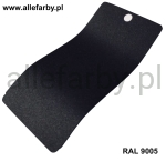 RAL 9005 Farba Proszkowa Epoksydowo-Poliestrowa Kolor Czarny Drobna Struktura Supermat EP/F5/U/2284/8-307 Minimum 20 kg