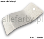 Farba Proszkowa Poliestrowo-Epoksydowa Kolor Biało-Złoty Gruba Struktura Półpołysk EP/T2/U/1010/8-189 Minimum 20 kg
