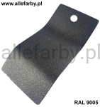 RAL 9005 Farba Proszkowa Poliestrowa Kolor Czarny Oksydowany Metalik Drobna Struktura P/F5/C/1113/8-106 Minimum 10 kg