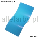 RAL 5012 Farba Proszkowa Epoksydowo - Poliestrowa Kolor Niebieski Świetlisty Gładki Połysk FF35AT5012189GLX Minimum 1 kg