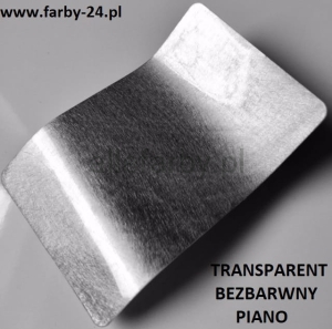 Transparent Bezbarwny Piano Farba Proszkowa Poliuretanowa Gładki Wysoki Połysk PP/S0/1666/8-194 Minimum 15 kg