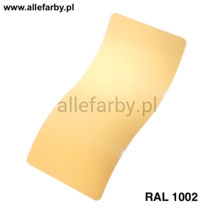 RAL 1002 Farba Proszkowa Poliestrowa Kolor Żółty Piaskowy Mat P/S4/U/1002/7-209 Minimum 20 kg