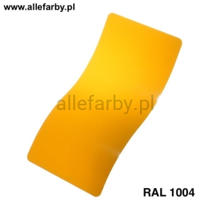 RAL 1004 Farba Proszkowa Poliestrowa Kolor Żółto-Miodowy Połysk P/S1/U/1004/7-104 Minimum 20 kg