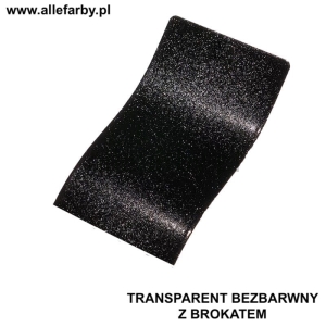 Transparent Bezbarwny z Dodatkiem Brokatu Farba Proszkowa Poliestrowa Gładki Połysk PE54QC1003189GLX Minimum 1 kg