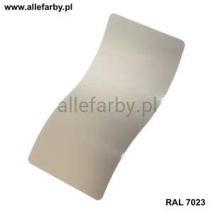 RAL 7023 Farba Proszkowa Poliestrowa Kolor Szary Cementowy Połysk P/S1/U/7023/7-181 Minimum 20 kg