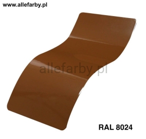 RAL 8024 Farba Proszkowa Poliestrowa Kolor Brązowo-Kremowy Połysk P/S1/U/8024/7-201 Minimum 20 kg