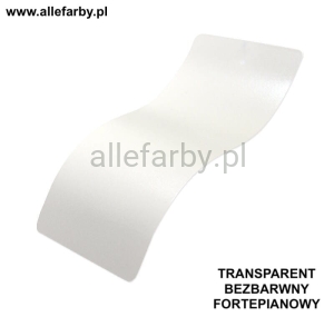 Transparent Bezbarwny Fortepianowy Farba Proszkowa Poliestrowa Gładki Wysoki Połysk P/S0/U/FORTEPIAN/7-305 Minimum 1 kg