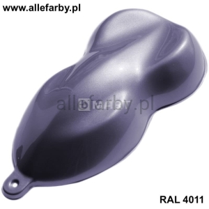 RAL 4011 Farba Proszkowa Poliestrowa Kolor Fioletowy Perłowy Gładki Połysk PE58QC4011189GLX Minimum 100 kg
