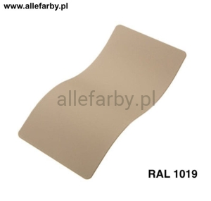 RAL 1019 Farba Proszkowa Poliestrowa Kolor Szaro-Beżowy Drobna Struktura Mat P/F4/U/68/8-146 Minimum 20 kg  ( Farba do produkcji ) 