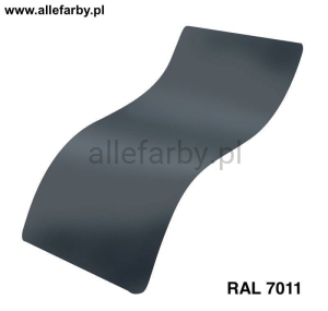 RAL 7011 Farba Proszkowa Poliestrowa Kolor Szaro-Stalowy Gładki Mat P/S4/U/585/8-218 Minimum 20 kg