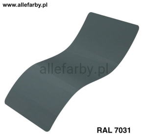 RAL 7031 Farba Proszkowa Poliestrowa Kolor Niebiesko-Szary Połysk P/S1/U/97/8-240 Minimum 1 kg