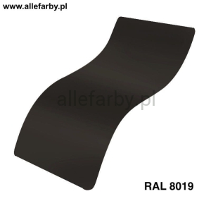 RAL 8019 Farba Proszkowa Poliestrowa Kolor Brązowo-Szary Drobna Struktura P/F4/U/1492/8-262 Minimum 20 kg