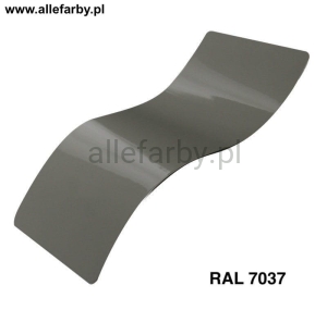 RAL 7037 Farba Proszkowa Poliestrowa Kolor Szary Stalowy Drobna Struktura P/F4/U/1319/8-266 Minimum 20 kg ( Farba do produkcji )