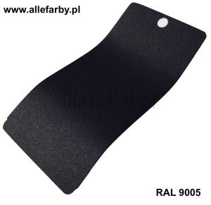 RAL 9005 Farba Proszkowa Epoksydowo-Poliestrowa Kolor Czarny Drobna Struktura Supermat EP/F5/U/2284/8-307 Minimum 20 kg