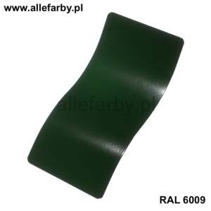 RAL 6009 Farba Proszkowa Poliestrowa Kolor Zielony Jodłowy Gładki Połysk P/S1/U/117/8-314 Minimum 20 kg