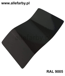 RAL 9005 Farba Proszkowa Poliestrowa Kolor Czarny Gładki Połysk P/S1/U/9005/2-196 Minimum 1 kg