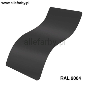 RAL 9004 Farba Proszkowa Poliestrowa Kolor Czarny Sygnałowy Mat P/S4/U/1145/8-318 Minimum 20 kg