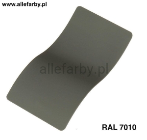 RAL 7010 Farba Proszkowa Poliestrowa Kolor Szary Połysk P/S1/U/118/8-382 Minimum 20 kg ( Farba do produkcji )