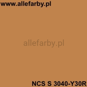 NCS S 3040-Y30R Farba Proszkowa Poliestrowa Gładki Połysk P/S1/U/P5499/8-288 Minimum 20 kg (Farba do produkcji )