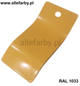 RAL 1033 Farba Proszkowa Poliestrowa Kolor Żółty Georginiowy Połysk P/S1/U/1312/8-139 Minimum 20 kg ( Farba do produkcji )