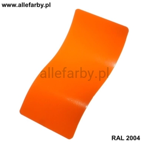 RAL 2004 Farba Proszkowa Poliestrowa Kolor Pomarańczowy Gładki Połysk P/S1/U/1058/8-491 Minimum 20 kg 