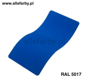 RAL 5017 Farba Proszkowa Poliestrowa Kolor Niebieski Morski Gładki Połysk P/S1/U/70/8-544 Minimum 20 kg  