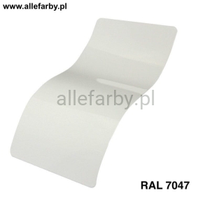 RAL 7047 Farba Proszkowa Poliestrowa Kolor Szary Mleczny Gładki Połysk P/S1/U/891/8-532 Minimum 20 kg 