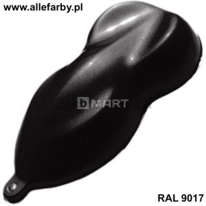 RAL 9017 Farba Proszkowa Poliestrowa Kolor Czarny Ostrzegawczy Mat P/S4/U/9017/7-291 Minimum 20 kg