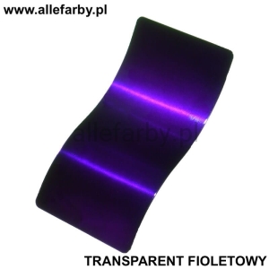 Transparent Fioletowy Farba Proszkowa Poliestrowa Gładki Połysk VIOLET P/S1/U/VIOLET/2-518 Minimum 1 kg