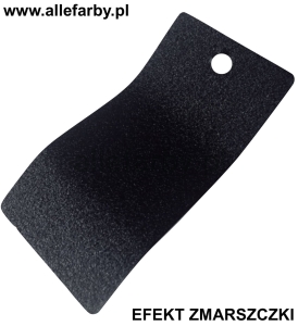 RAL 9005 Efekt Zmarszczki Farba Proszkowa Poliuretanowa Kolor Czarny SuperMat PP/F5/U/1618/8-195 Minimum 20 kg