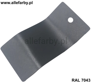 RAL 7043 Farba Proszkowa Poliestrowa Kolor Szary Ciemny Drobna Struktura Mat P/F4/U/1989/8-170 Minimum 10 kg