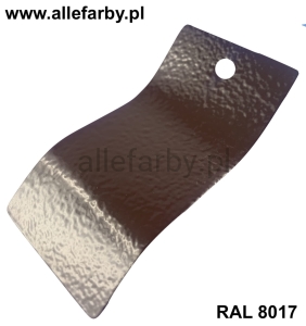 RAL 8017 Farba Proszkowa Poliestrowa Kolor Brązowy Gruba Struktura  P/T3/U/726/8-124 Minimum 20 kg