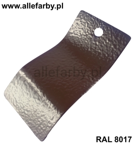 RAL 8017 Farba Proszkowa Poliestrowa Kolor Brązowy Gruba Struktura P/T3/U/726/8-124 Minimum 1 kg
