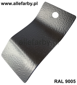 RAL 9005 Farba Proszkowa  Poliestrowo-Epoksydowa Kolor Czarny Gruba Struktura EP/T3/U/1615/8-110 Minimum 20 kg