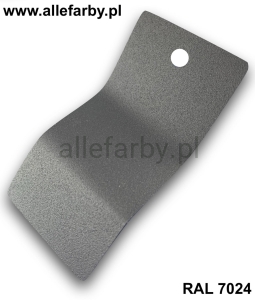 RAL 7024 Farba Proszkowa Epoksydowo-Poliestrowa Kolor Szaro-Grafitowy Drobna Struktura Supermat EP/F5/U/956/8-414 Minimum 20 kg 