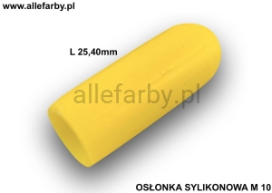Osłonka Silikonowa M 10 Długość 25,40mm Dedykowana Do Malowania Proszkowego op. 100szt. 