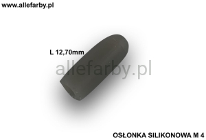 Osłonka Silikonowa M 4 Długość 12,70mm Dedykowana Do Malowania Proszkowego op. 50szt.