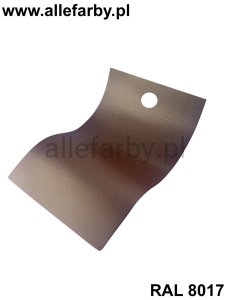 RAL 8017 Farba Proszkowa Poliestrowa Kolor Brązowy Czekoladowy Drobna Struktura PE54AT8017180SPX Minimum 1 kg