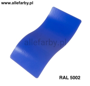 RAL 5002 Farba Proszkowa Poliestrowa Kolor Niebieski Ultramaryna Gładki Połysk P/S1/U/5002/7-385 Minimum 20 kg