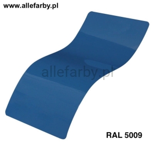 RAL 5009 Farba Proszkowa Poliestrowa Kolor Niebieski Atlantycki Połysk P/S1/U/5009/7-388 Minimum 20 kg