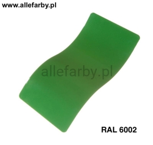 RAL 6002 Farba Proszkowa Poliestrowa Kolor Zielony Liściasty Gładki Połysk P/S1/U/6002/7-405 Minimum 20 kg