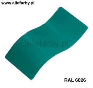 RAL 6026 Farba Proszkowa Poliestrowa Kolor Zielony Opalowy Gładki Połysk P/S1/U/6026/7-415 Minimum 1 kg
