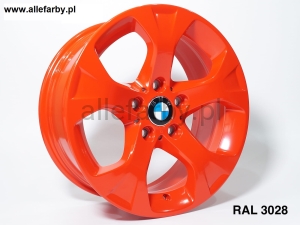 RAL 3028 Farba Proszkowa Poliestrowa Kolor Czerwony Czysty Satyna P/S2/U/1343/8-373 Minimum 20 kg (Farba do produkcji )