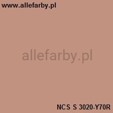 NCS S 3020-Y70R Farba Proszkowa Poliestrowa Gładki Połysk P/S1/U/P6176/8-508 Minimum 20 kg ( Farba do produkcji )