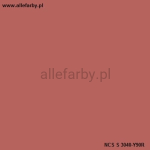 NCS S 3040-Y90R Farba Proszkowa Poliestrowa Gładki Połysk P/S1/U/P6199/8-540 Minimum 20 kg ( Farba do produkcji )