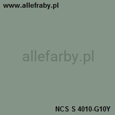 NCS S 4010-G10Y Farba Proszkowa Poliestrowa Gładki Połysk P/S1/U/NCS4010/8-562 Minimum 20 kg  (Farba do produkcji )