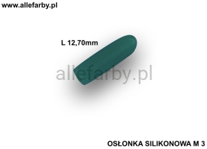 Osłonka Silikonowa M 3 Długość 19,05 mm Dedykowana Do Malowania Proszkowego op. 1000szt.