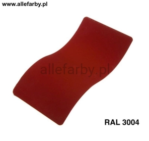RAL 3004 Farba Proszkowa Poliestrowa Kolor Czerwony Purpurowy Połysk P/S1/U/3004/7-438 Minimum 20 kg